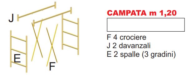 Campata per trabattello Cervino Svelt - immagine 2