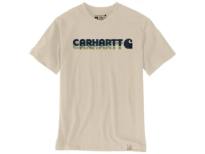 Carhartt Irvine Relaxed Layered Logo T-Shirt – T-Shirt Uomo in Jersey Leggero