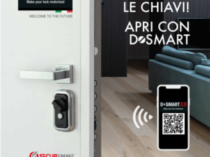 Securemme D-Smart 2.0 Serratura Smart Motorizzata per Porte